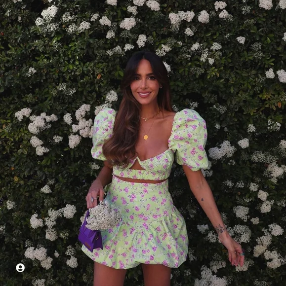 Zara 2 Piece Printed Top & Skirt Bloggers Favorite Size XS - Picture 6 of 12